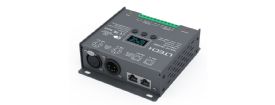 905-OLED  5Ch 5A CV DMX Decoder, 600W Max.Power, XLR-5 & RJ45 Port, Self testing, DMX512/RDM I/P signal, IP20.